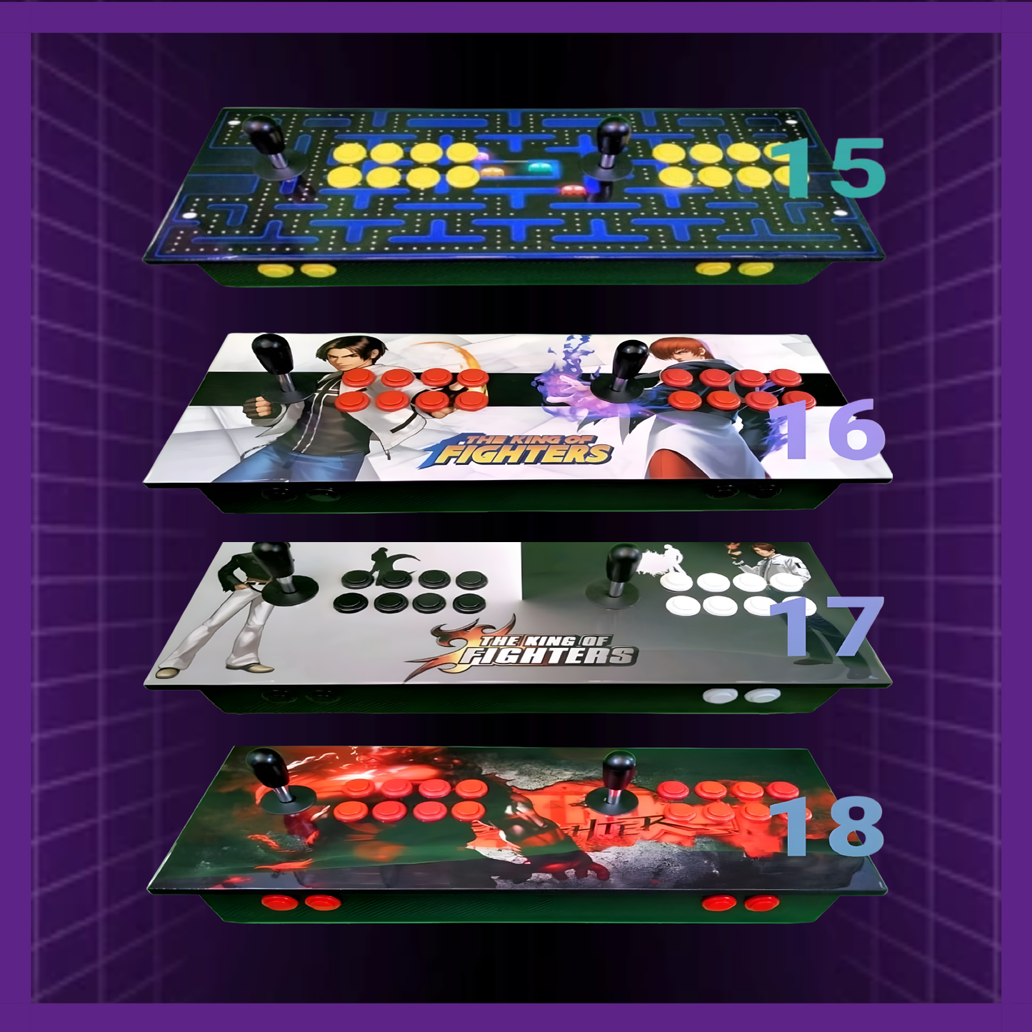 Smart Arcade™: 2 Jugadores, +8200 Juegos, LED, Plug & Play, HDMI 4K